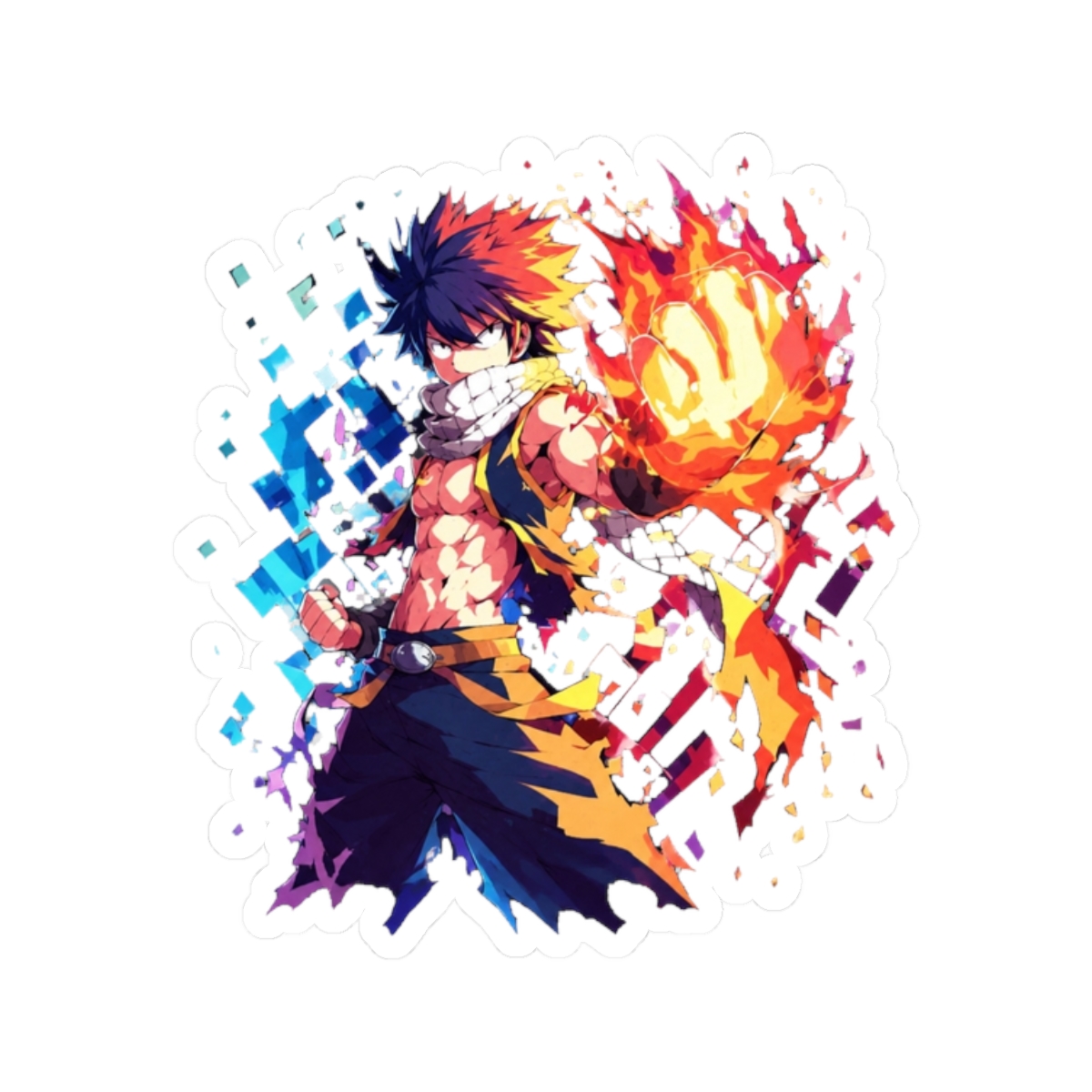 natsu dragneel - fairy tail Sticker - alternate angle 3, merchandise