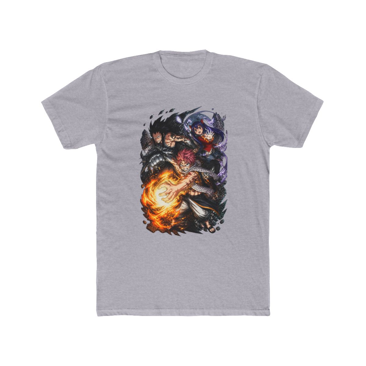 Fairy Tail Gajeel Natsu and Wendy Group T Shirt - alternate angle 4, merchandise