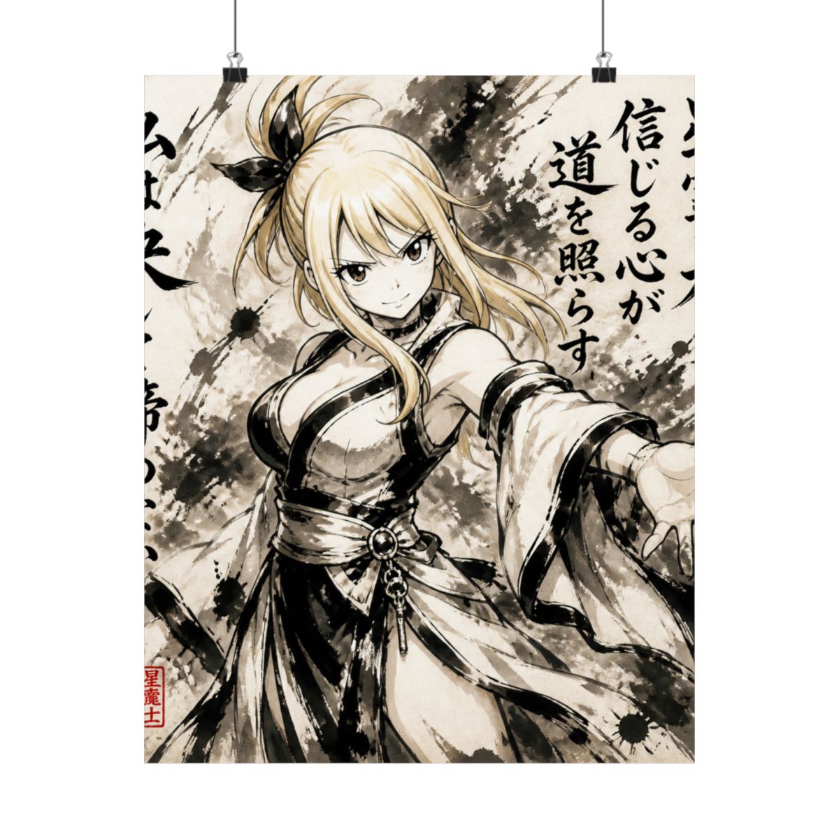 Lucy Heartfilia Sumi-e | Fairy Tail - alternate angle 1, merchandise