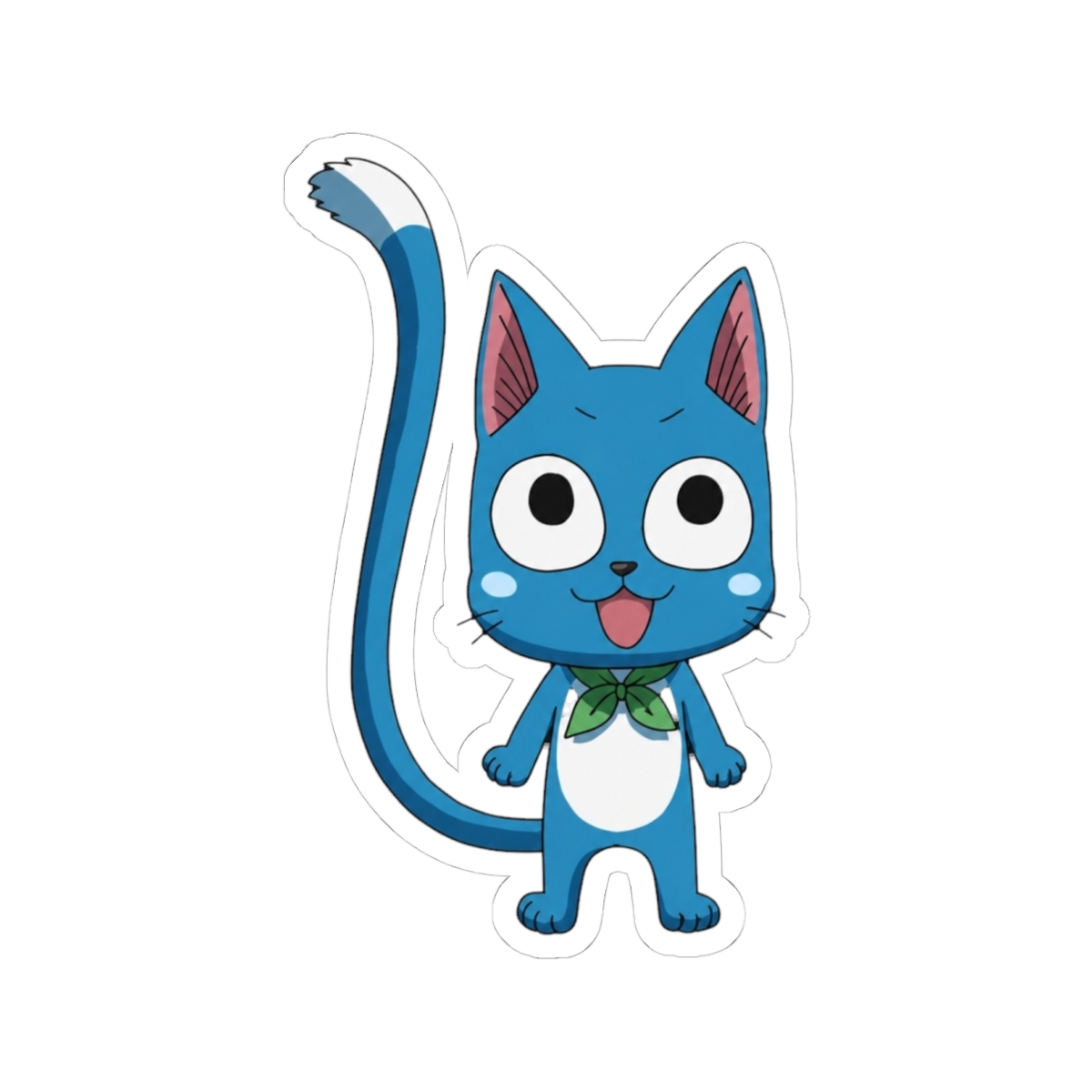 (illustration) The blue Cat Happy | Fairy Tail