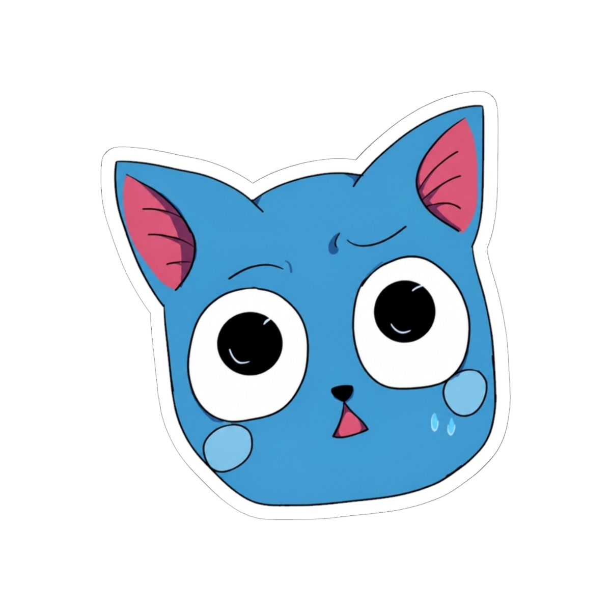 FairyTail - Confused Happy Sticker | Fairy Tail
