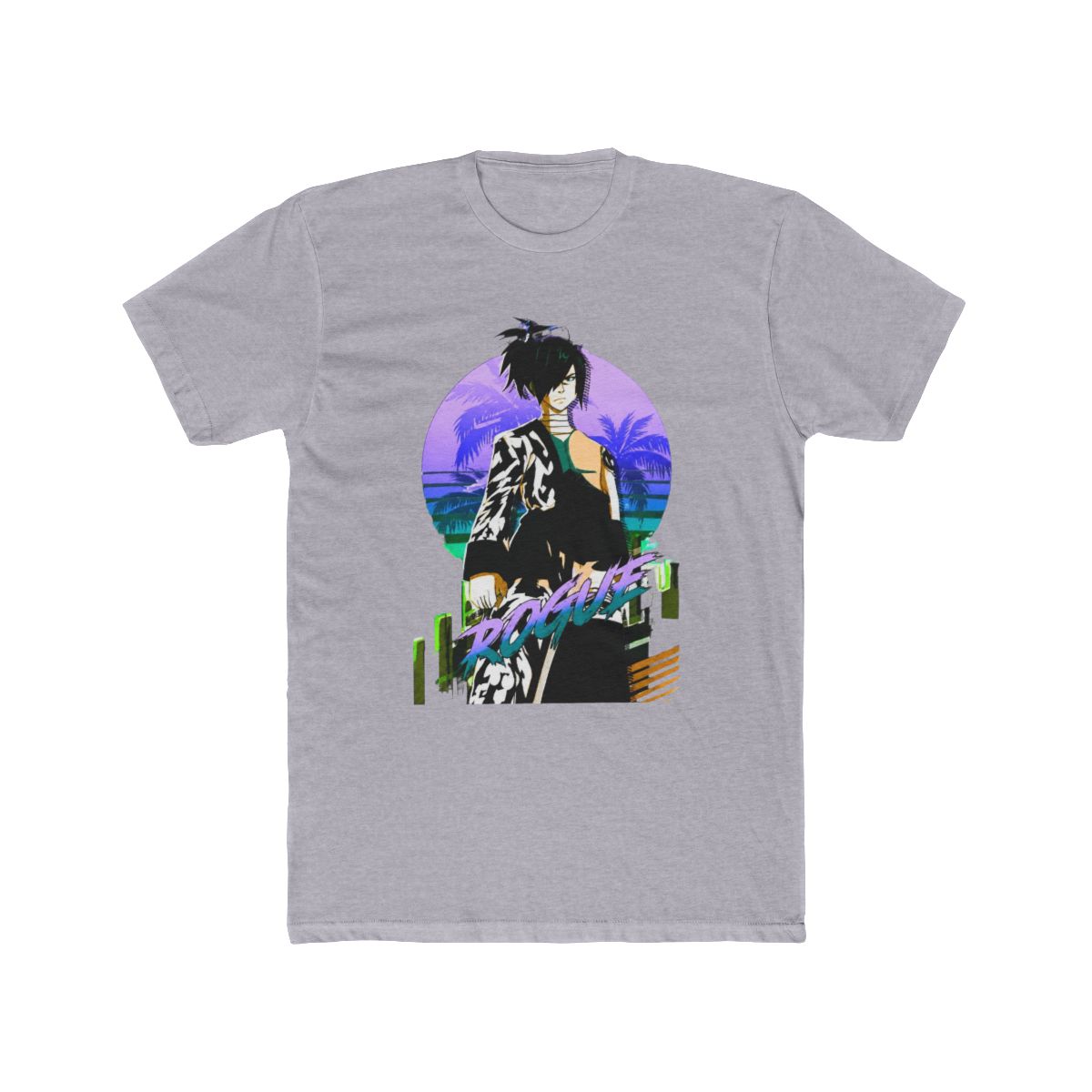 Rogue Fairy Tail Anime 80s Retrowave - alternate angle 4, merchandise