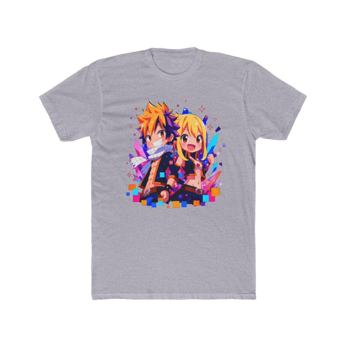 Natsu x Lucy from Fairy Tail T Shirt - alternate angle 5, merchandise