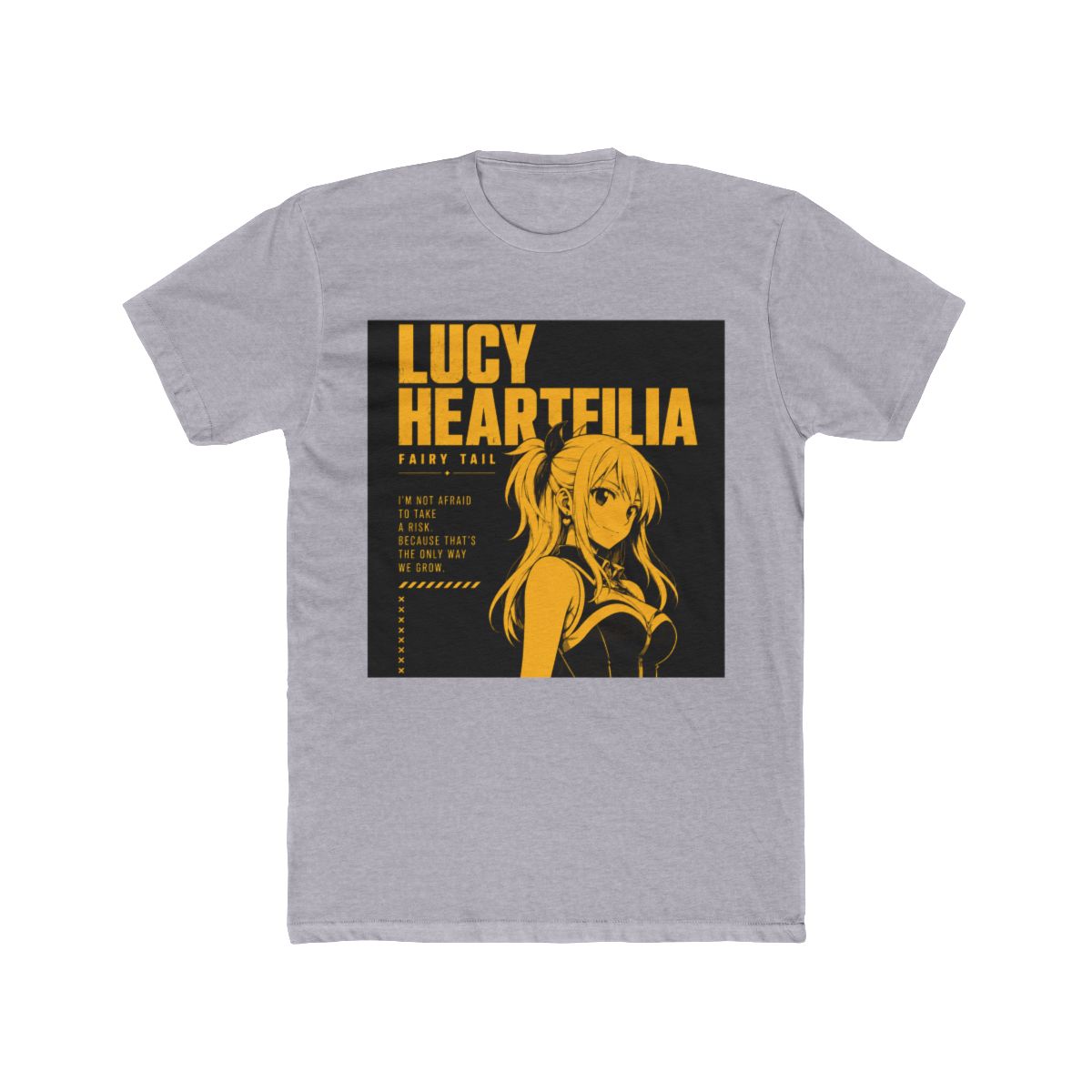 Fairy Tail Lucy Heartfilia Typographic T Shirt - alternate angle 5, merchandise