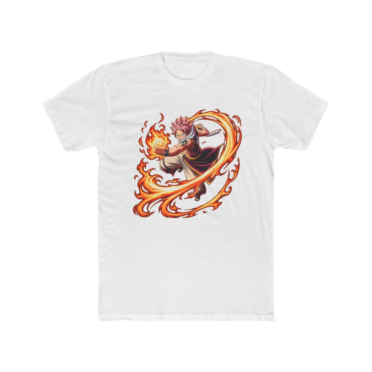 Natsu Dragneel Flame Punch Fairy Tail T Shirt