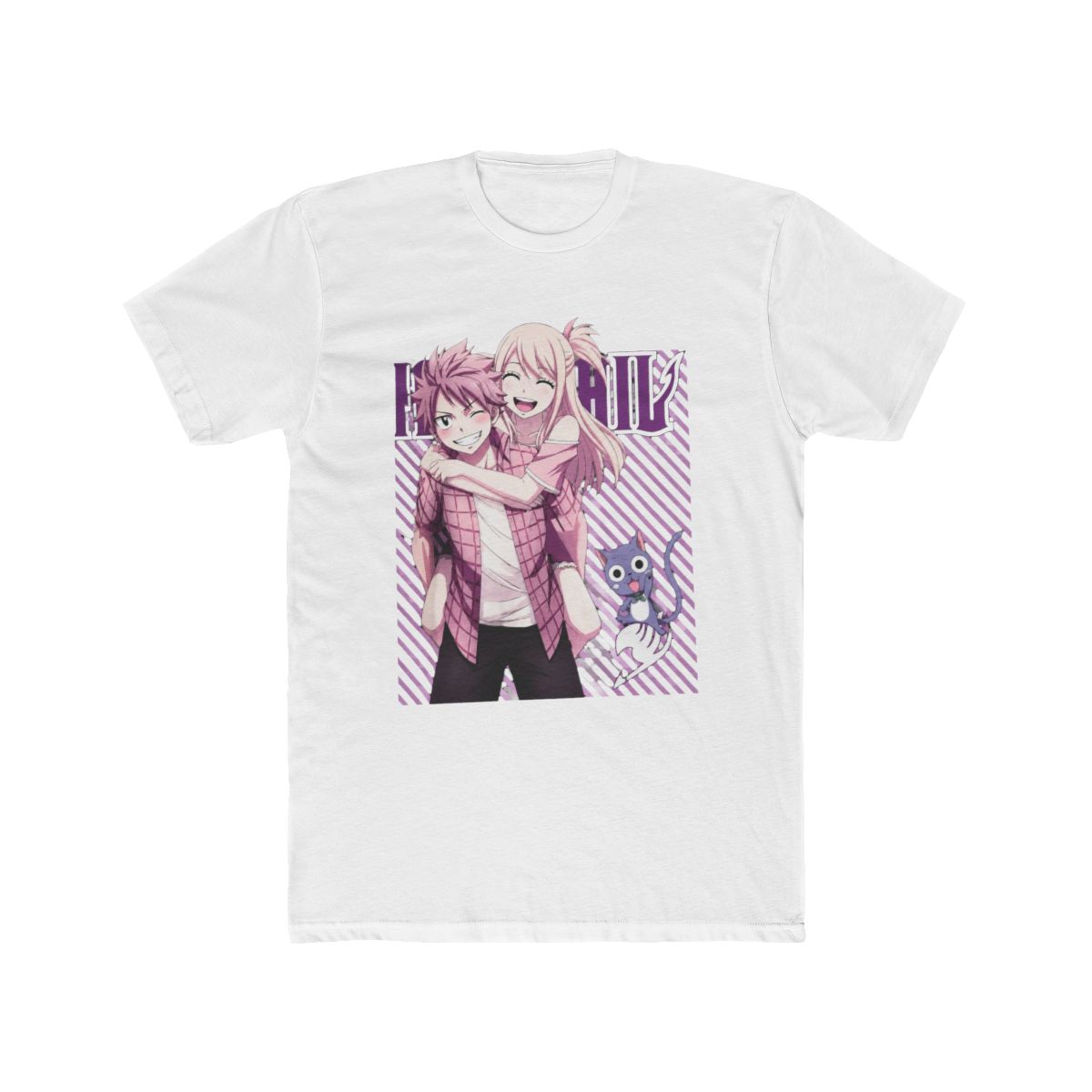Fairy Tail Anime Couple T Shirt, Cotton Graphic Tee