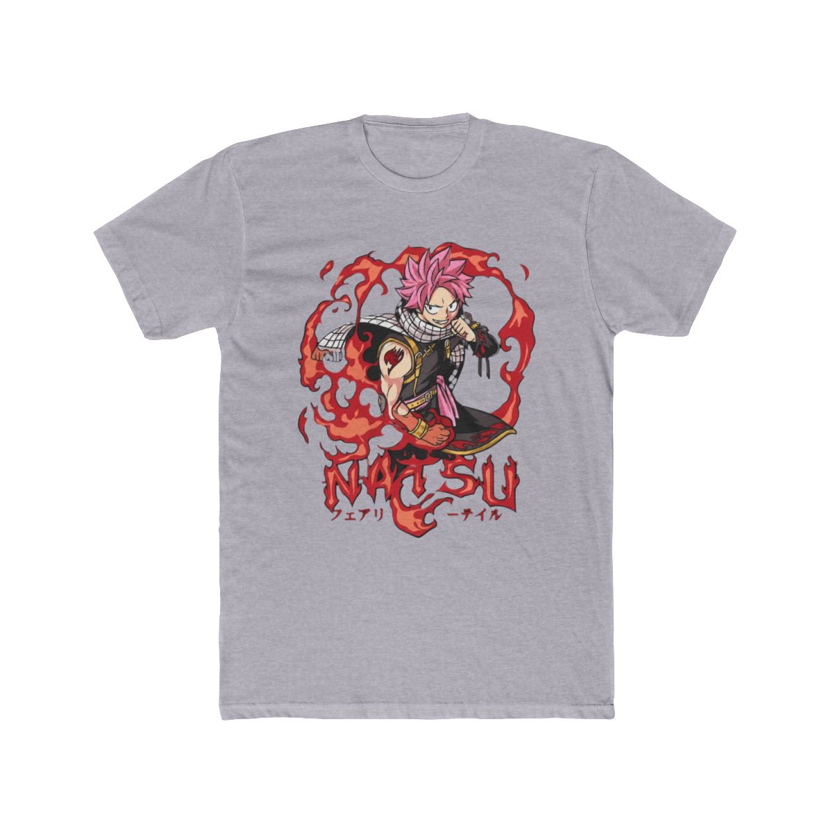 Natsu Dragneel Shirt, Fairy Tail Shirt, Anime Shirt, Vintage Tee - Artsholic - Fan Art Merch - alternate angle 3, merchandise
