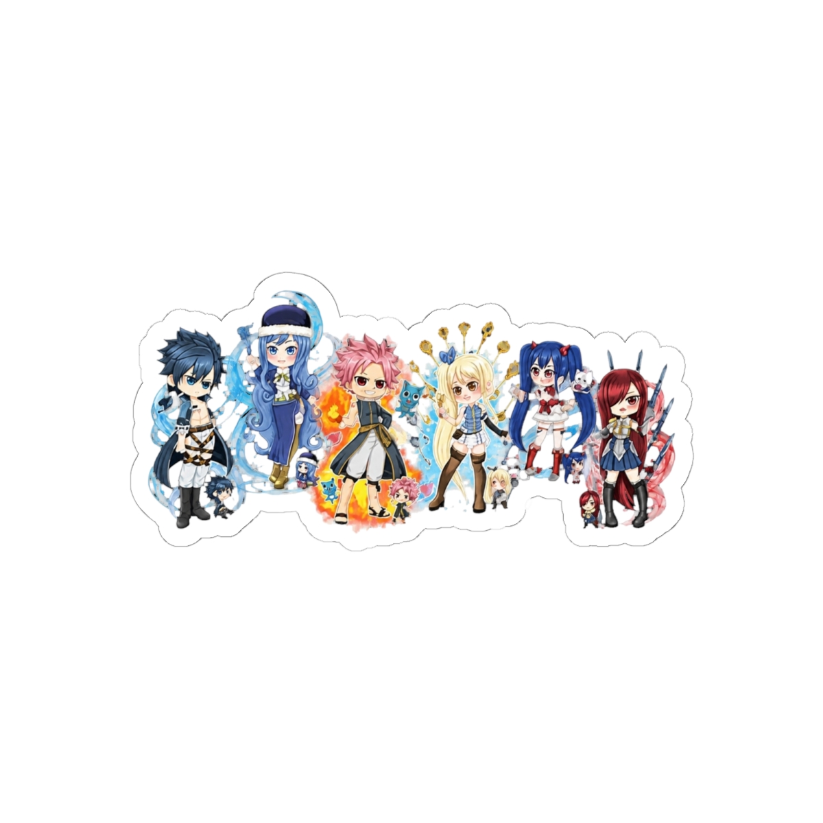 Chibi design inspired by the anime Fairy Tail