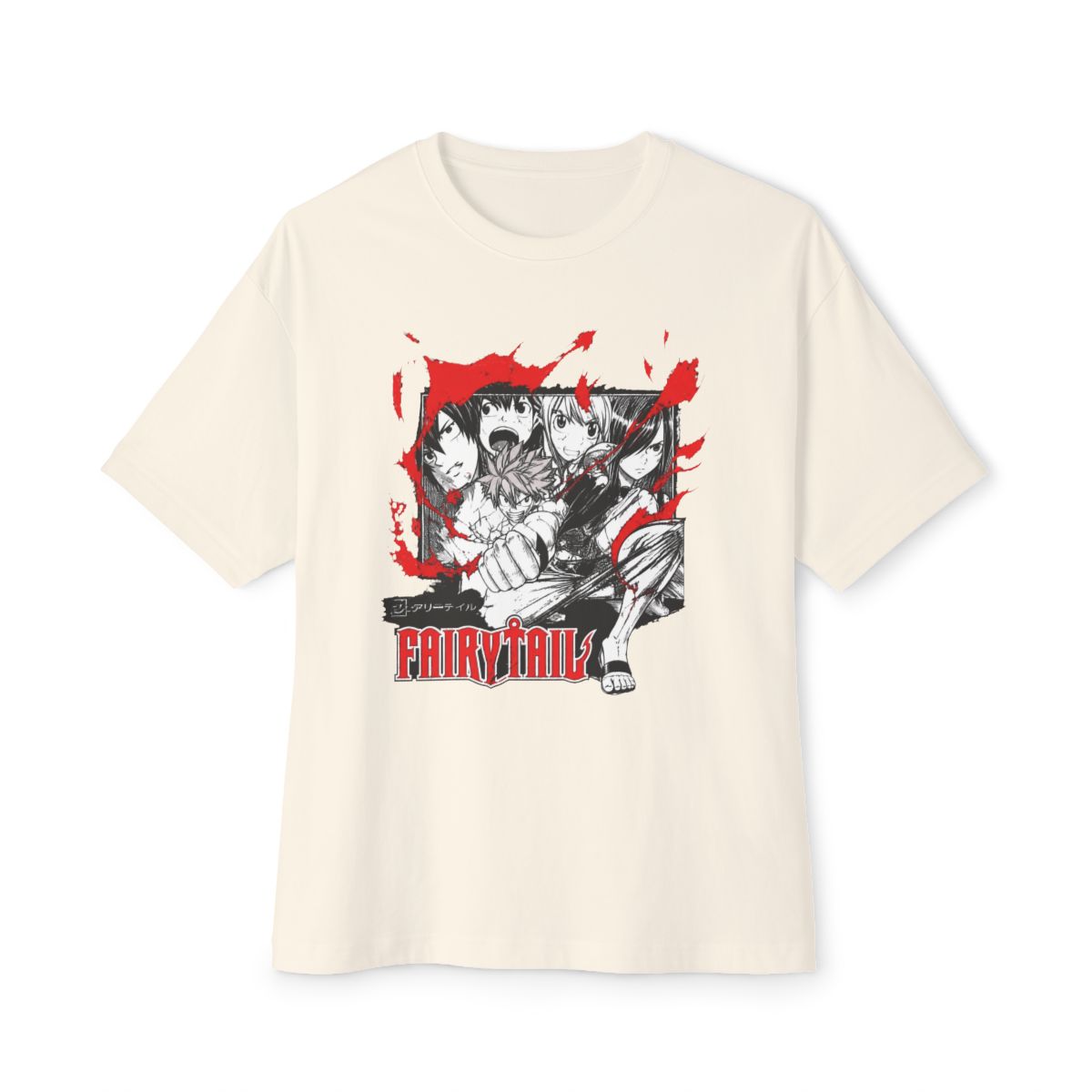 Fairy Tail Blaze Group Girls Oversized T-Shirt