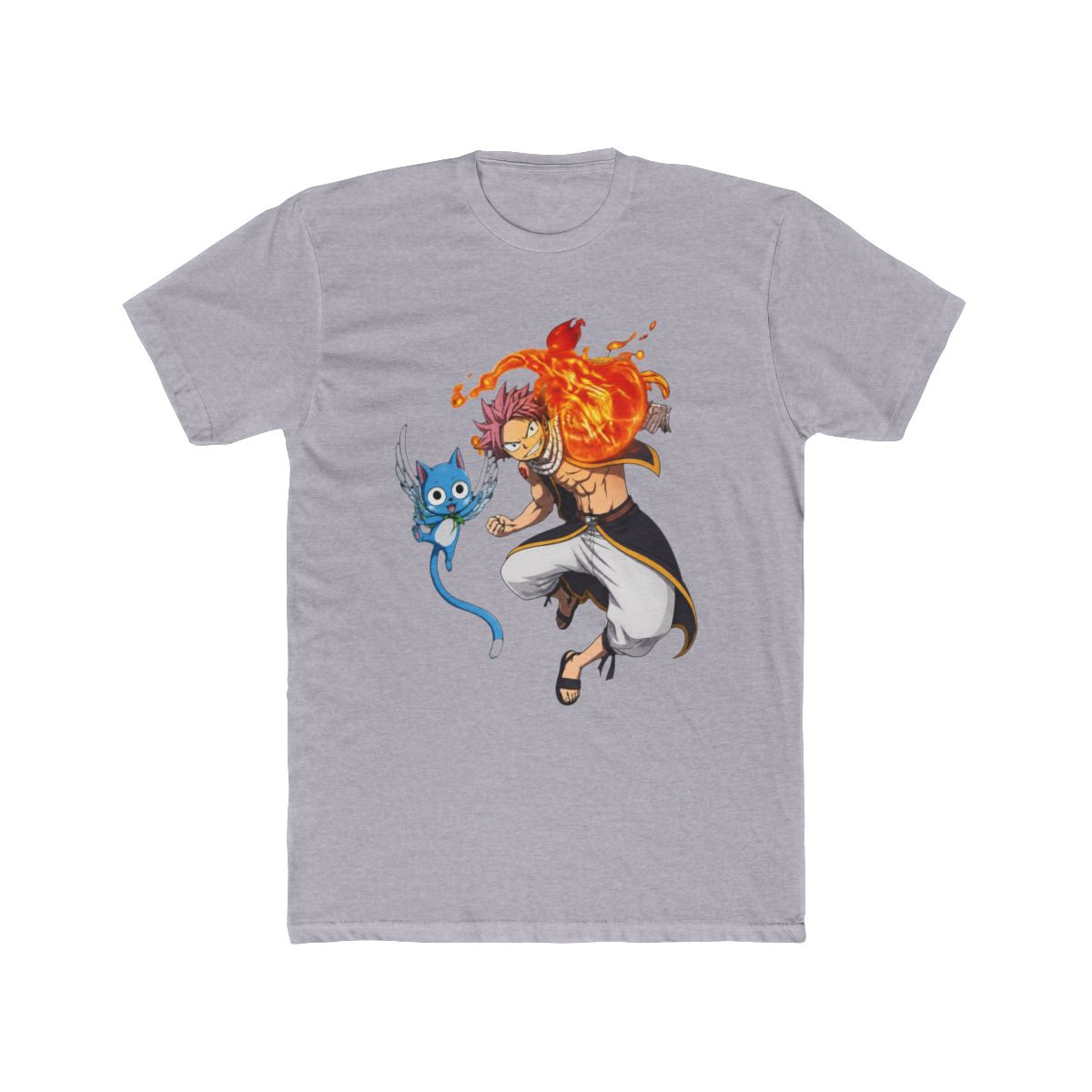 Fairy Tail - Natsu and Happy T Shirt blue | Elbenwald - alternate angle 3, merchandise