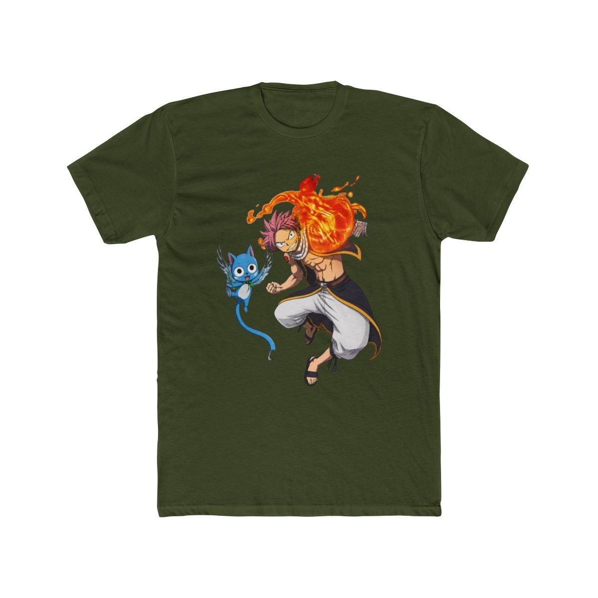 Fairy Tail - Natsu and Happy T Shirt blue | Elbenwald - alternate angle 4, merchandise
