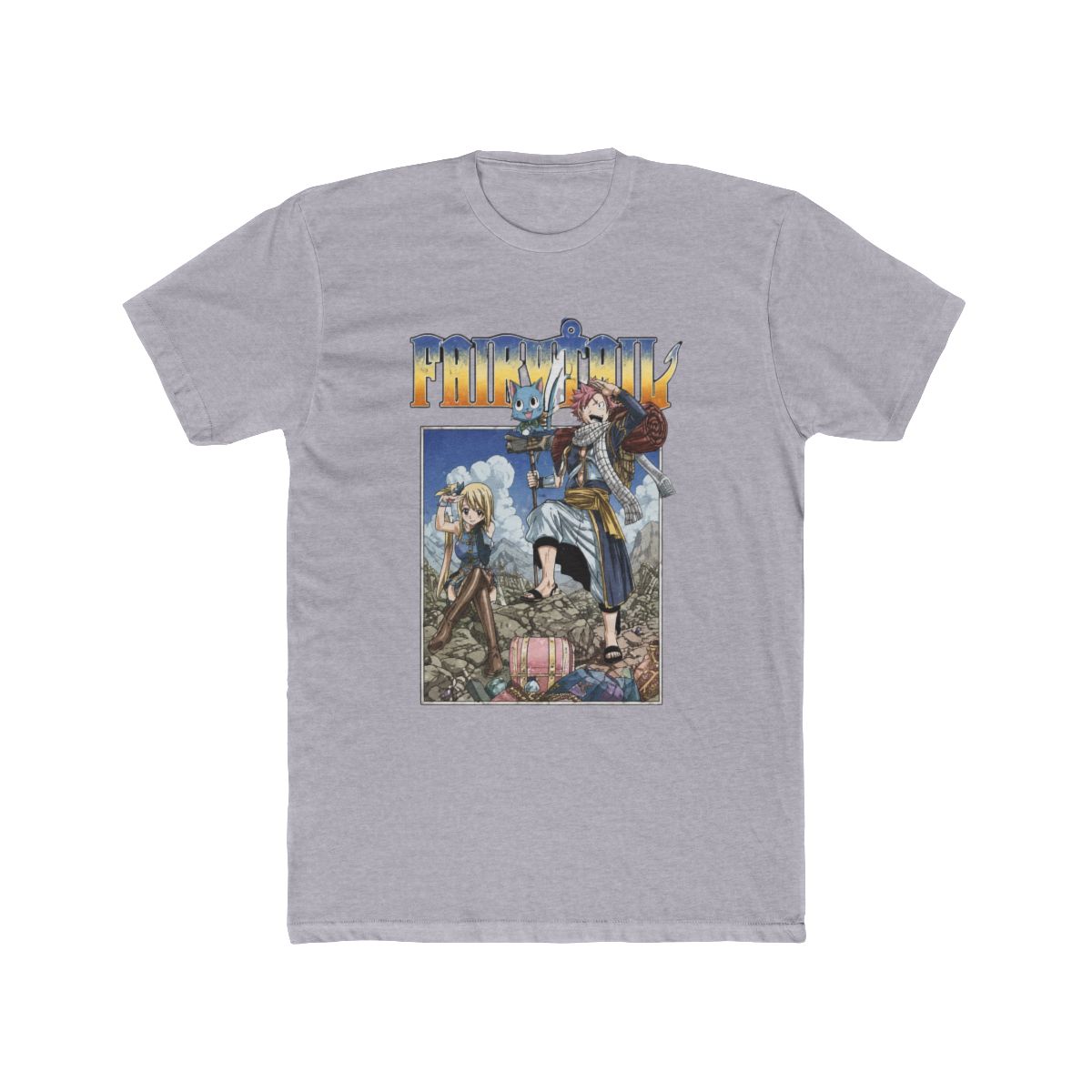 Fairy Tail On A Mission Girls Mineral Wash Crop T Shirt - alternate angle 4, merchandise
